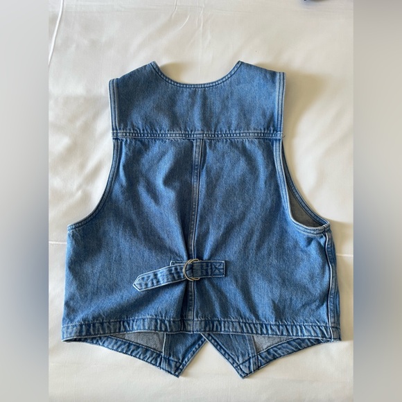 NWOT Revolve Favorite Daughter The Poppy Vest in Seaport Small - Picture 5 of 8